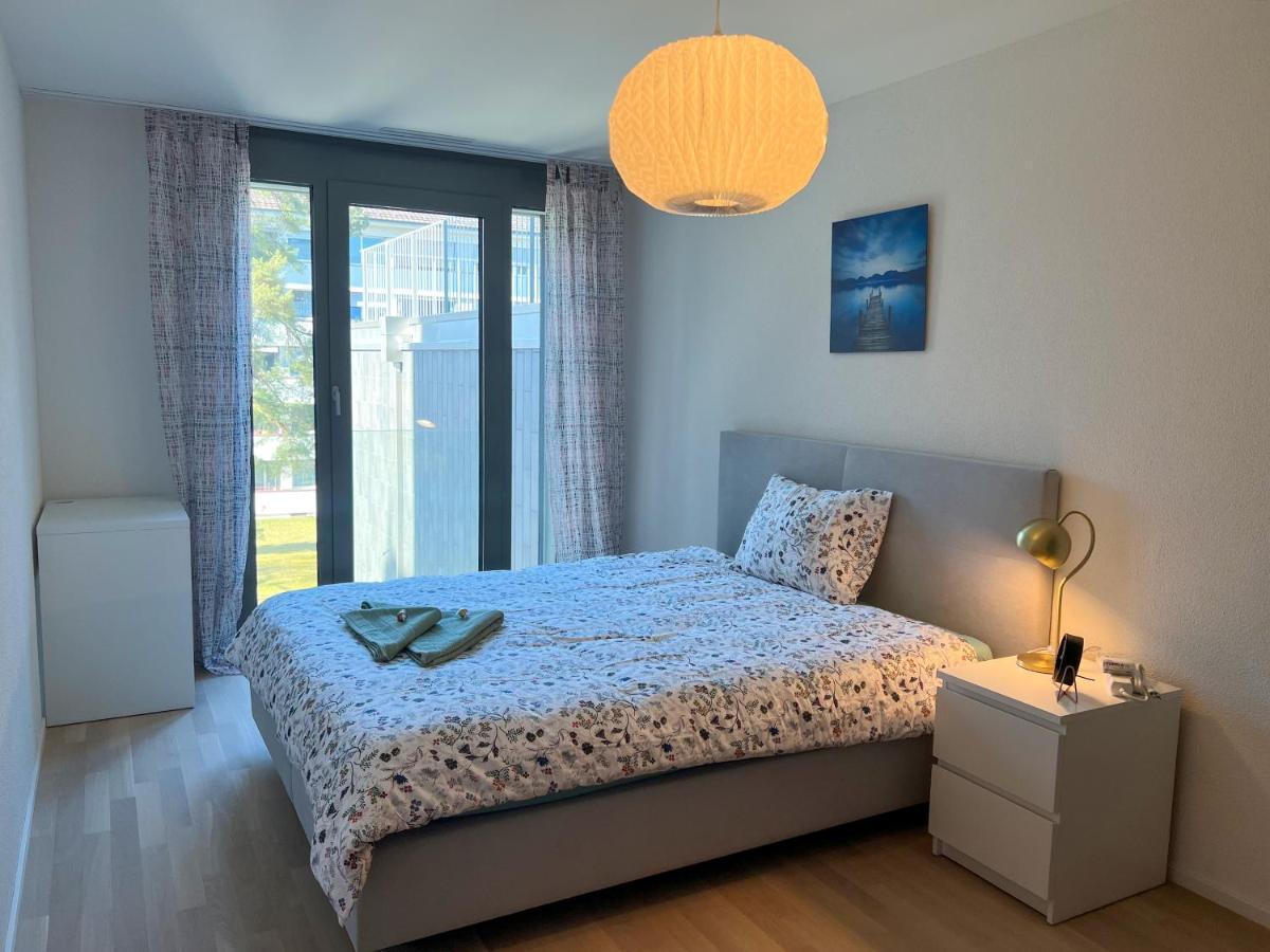 Lavish 4.5 Rooms Furnished Apartment @Glattbrugg Opfikon-Glattbrugg Buitenkant foto
